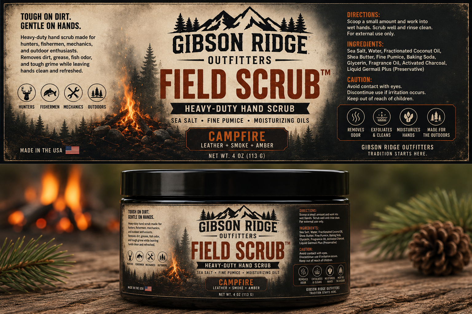 Campfire Field Scrub