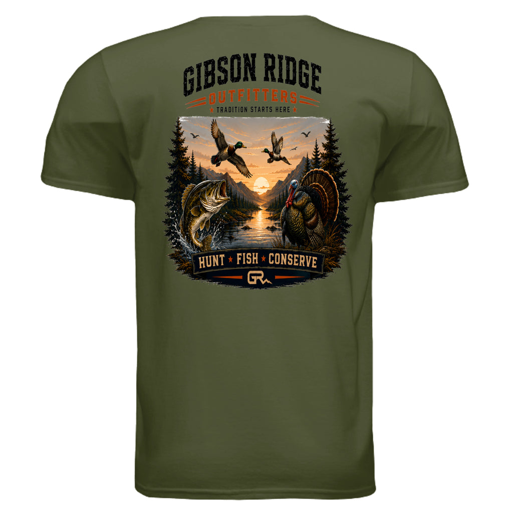MILITARY GREEN - G640 - BACK