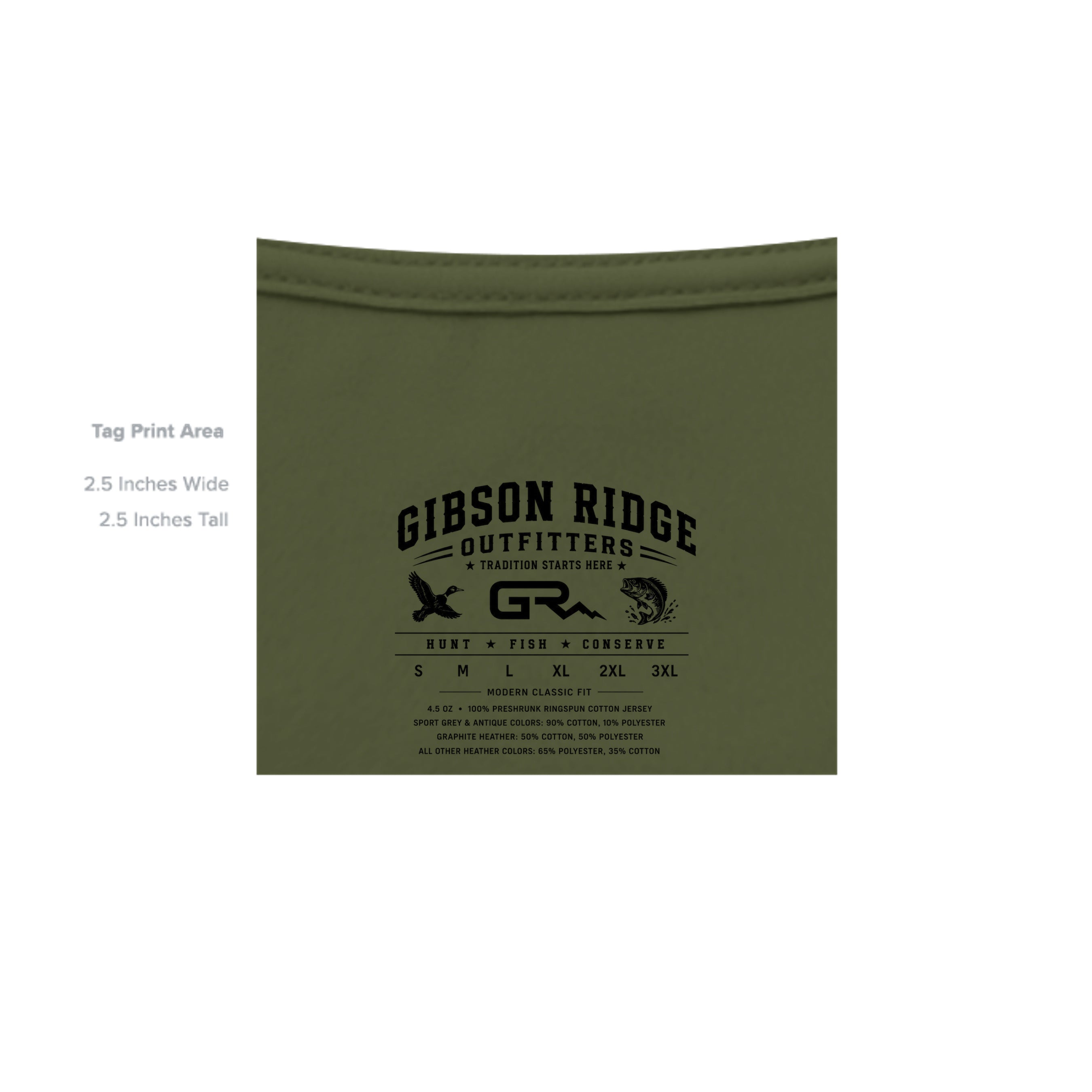 MILITARY GREEN - G640 - INSIDE_TAG_LINE