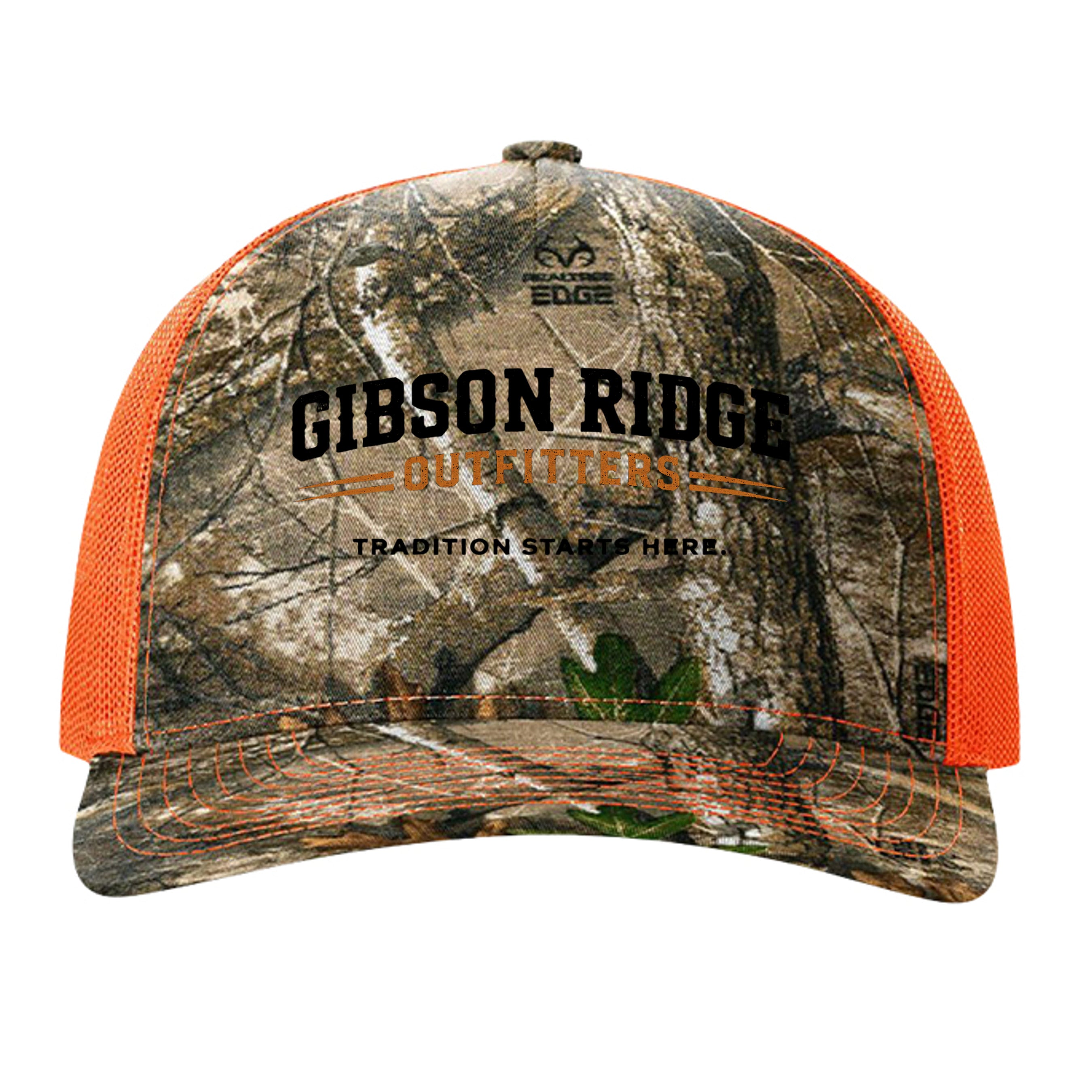 Realtree Edge/ Neon Orange - 112PFP - FRONT