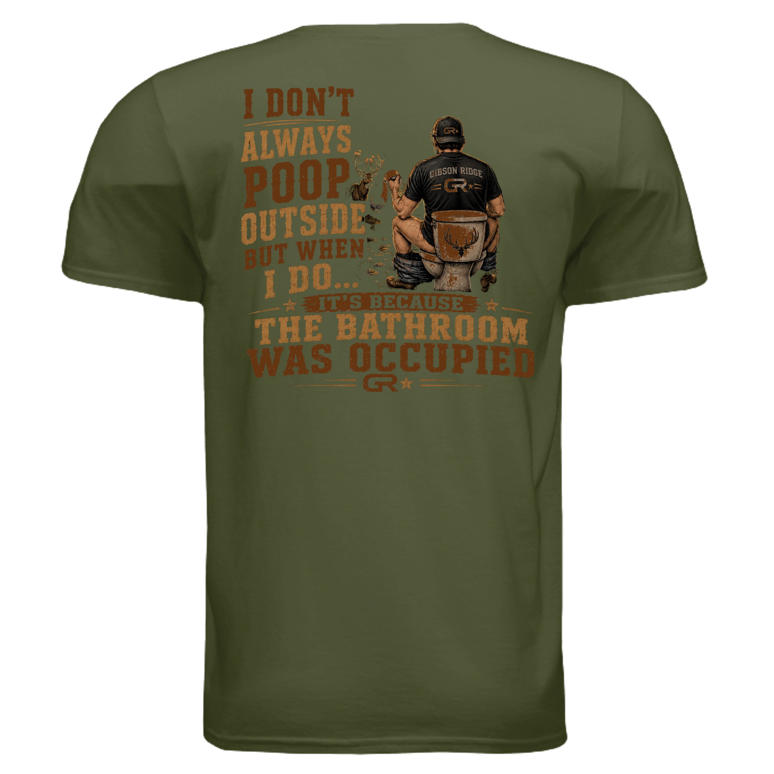 MILITARY GREEN - G640 - BACK