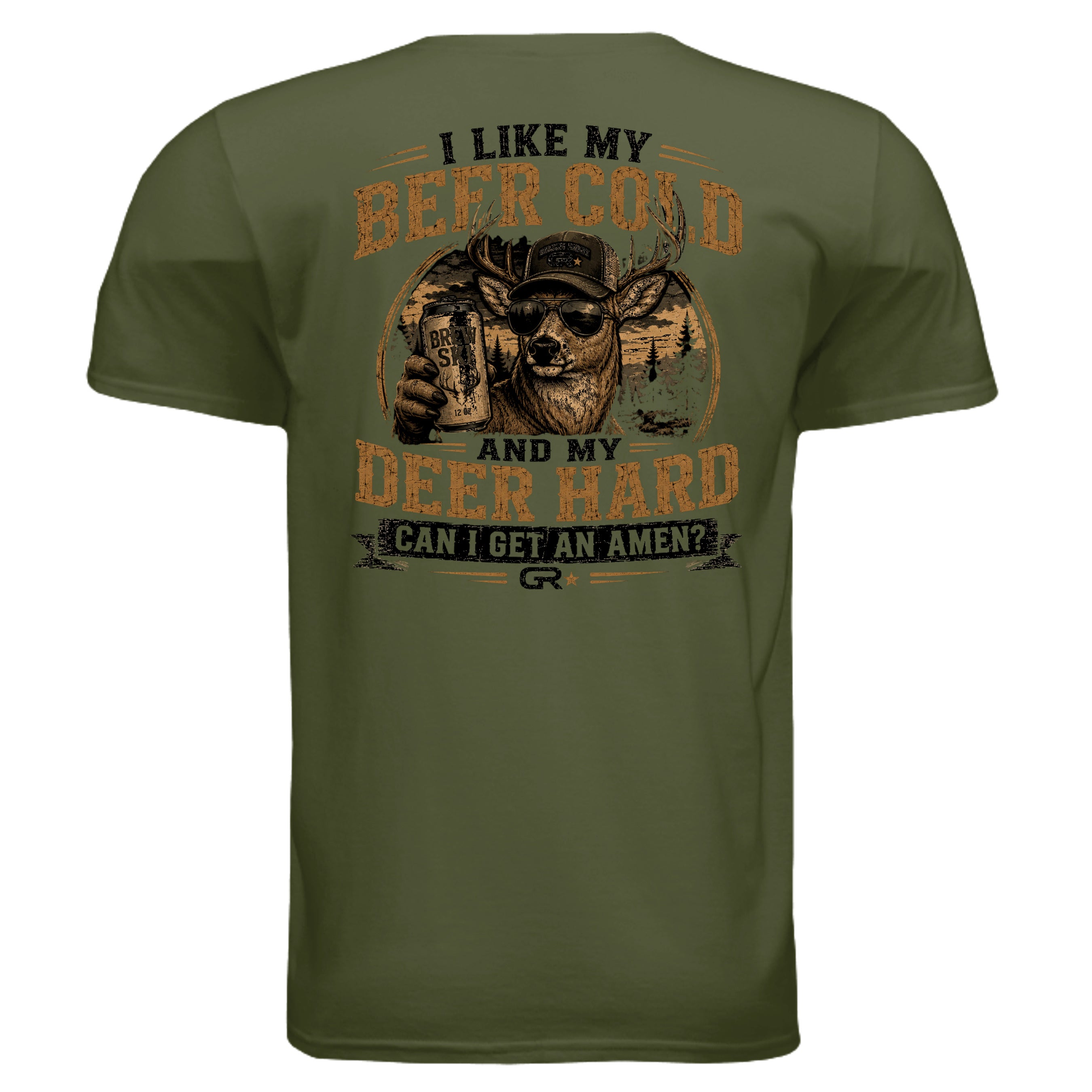 MILITARY GREEN - G640 - BACK