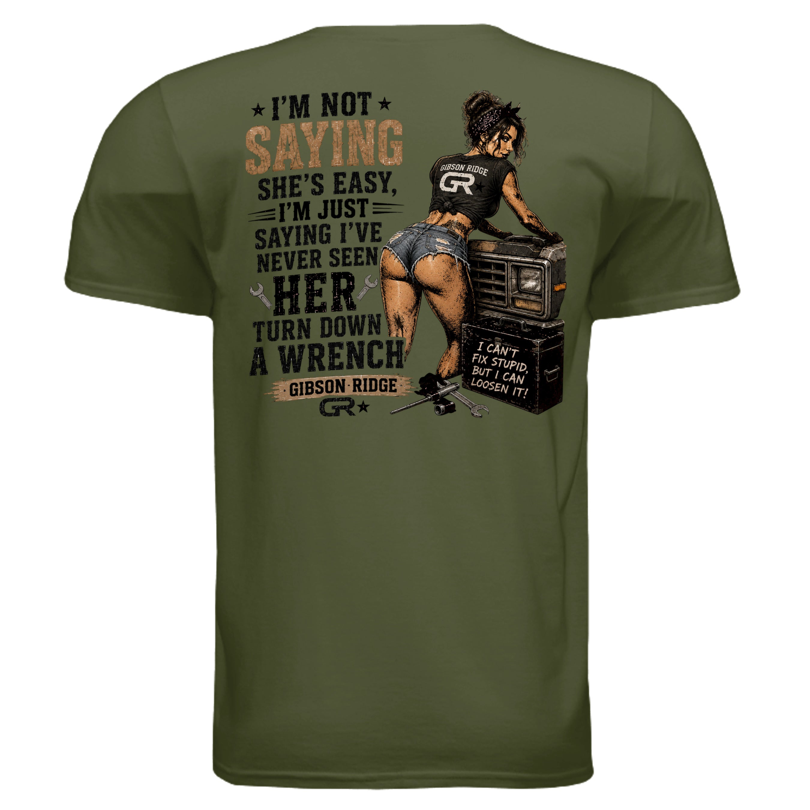 MILITARY GREEN - G640 - BACK