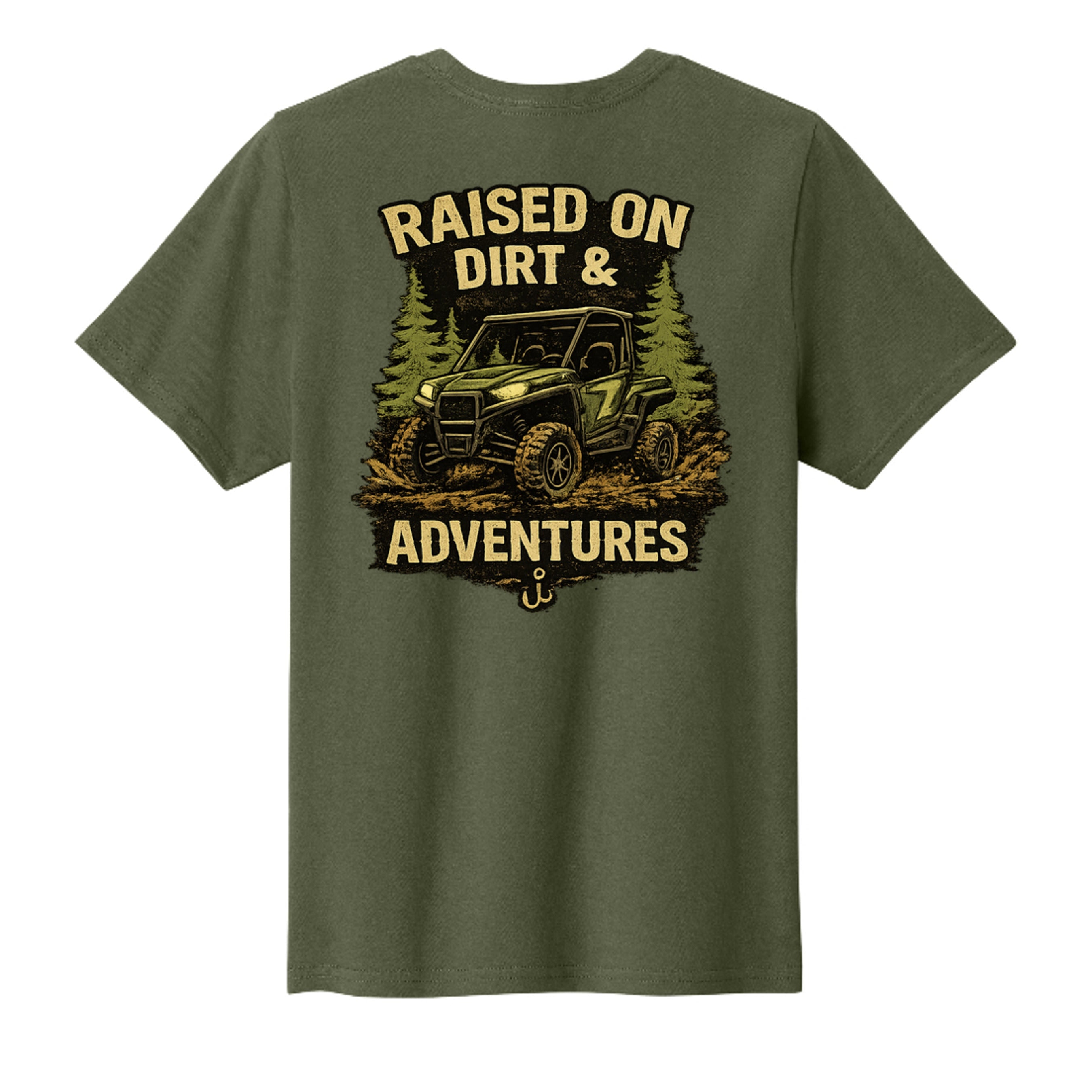 Olive Drab Green - PC43Y - BACK