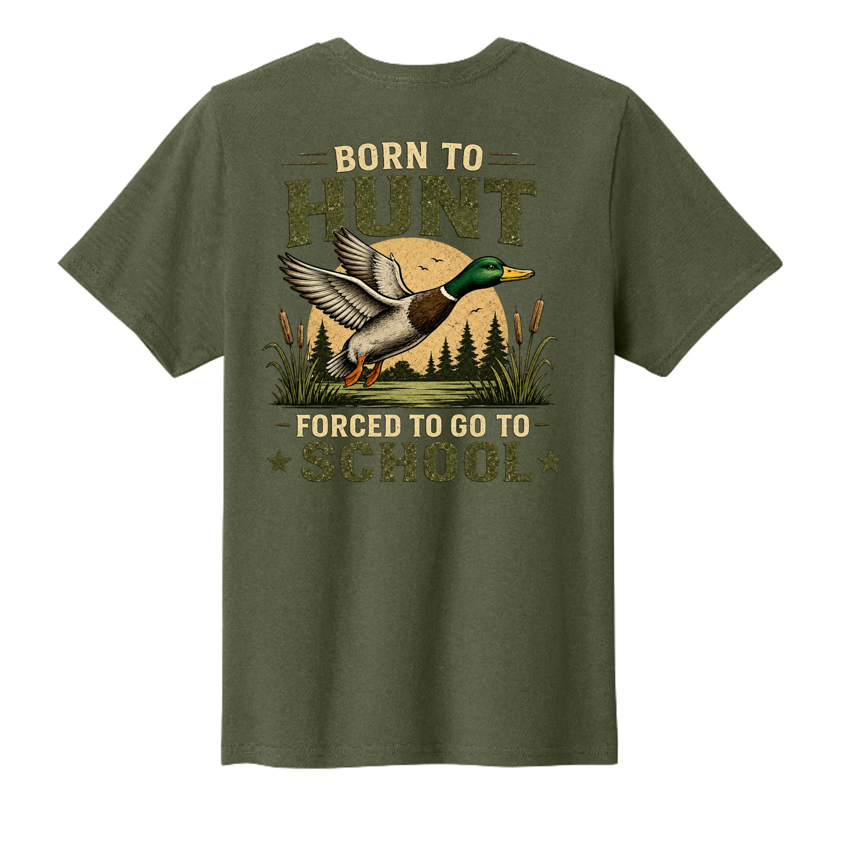 Olive Drab Green - PC43Y - BACK