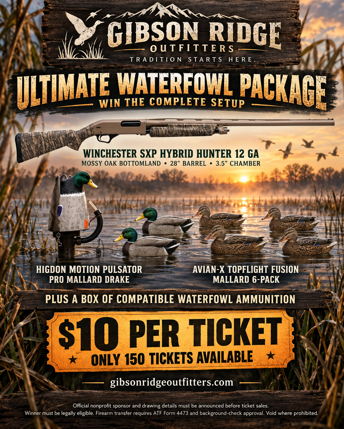 Waterfowl raffle