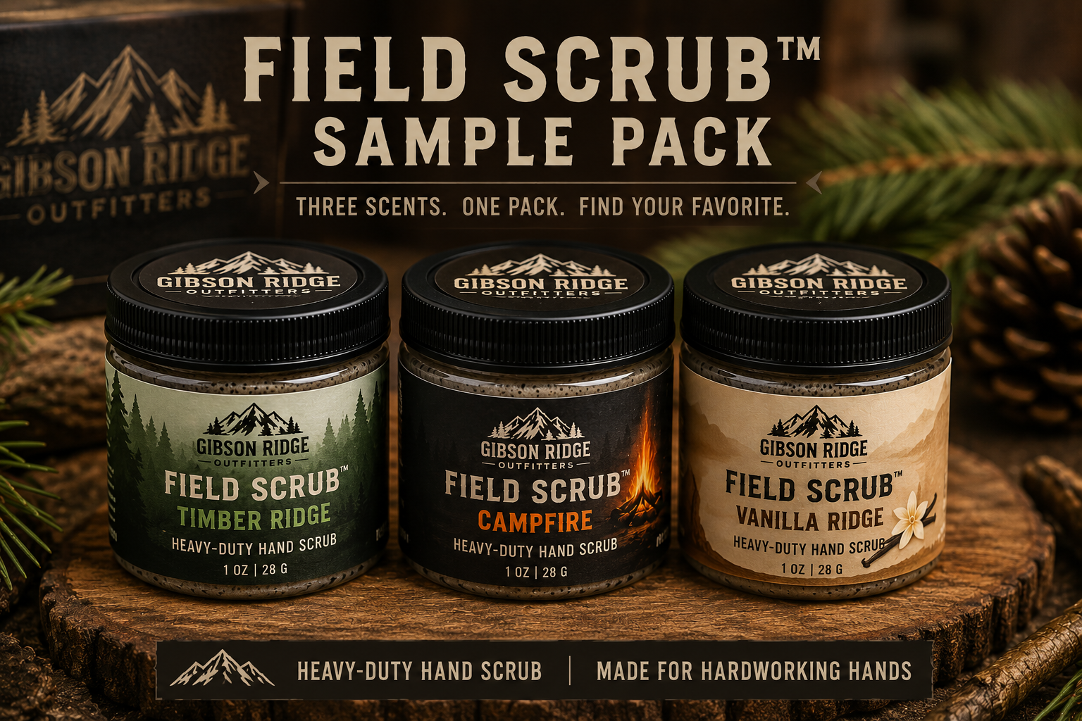 Field Scrub Sample Pack